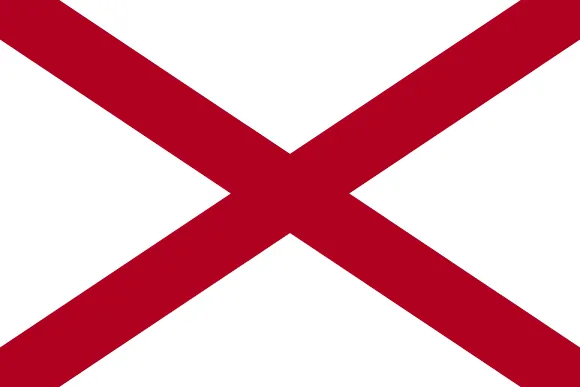 Map of Alabama showing pest control service areas