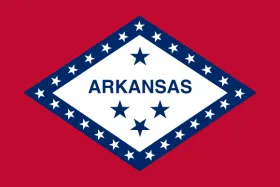 Map of Arkansas showing pest control service areas
