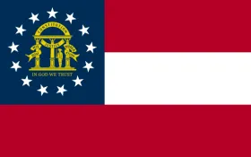 Map of Georgia showing pest control service areas