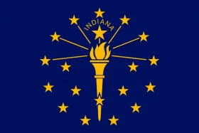 Map of Indiana showing pest control service areas