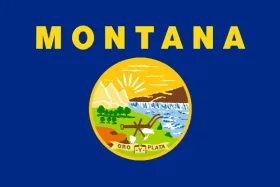 Map of Montana showing pest control service areas