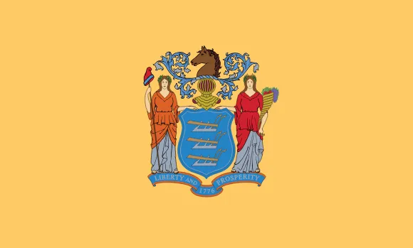 Map of New Jersey showing pest control service areas