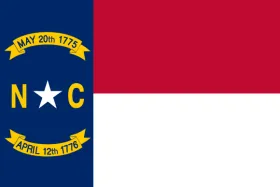 Map of North Carolina showing pest control service areas