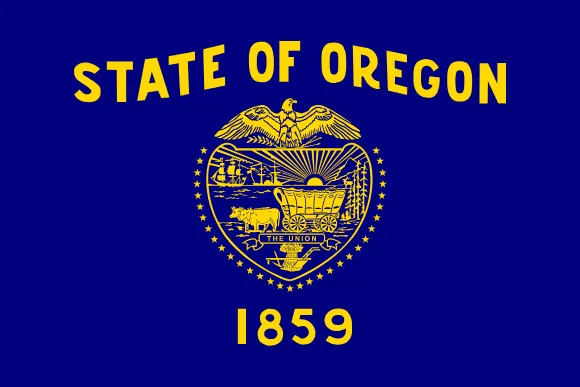 Map of Oregon showing pest control service areas