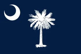 Map of South Carolina showing pest control service areas
