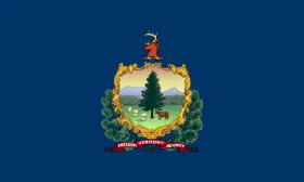 Map of Vermont showing pest control service areas