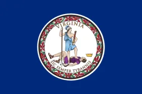 Map of Virginia showing pest control service areas