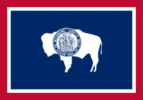 Map of Wyoming showing pest control service areas