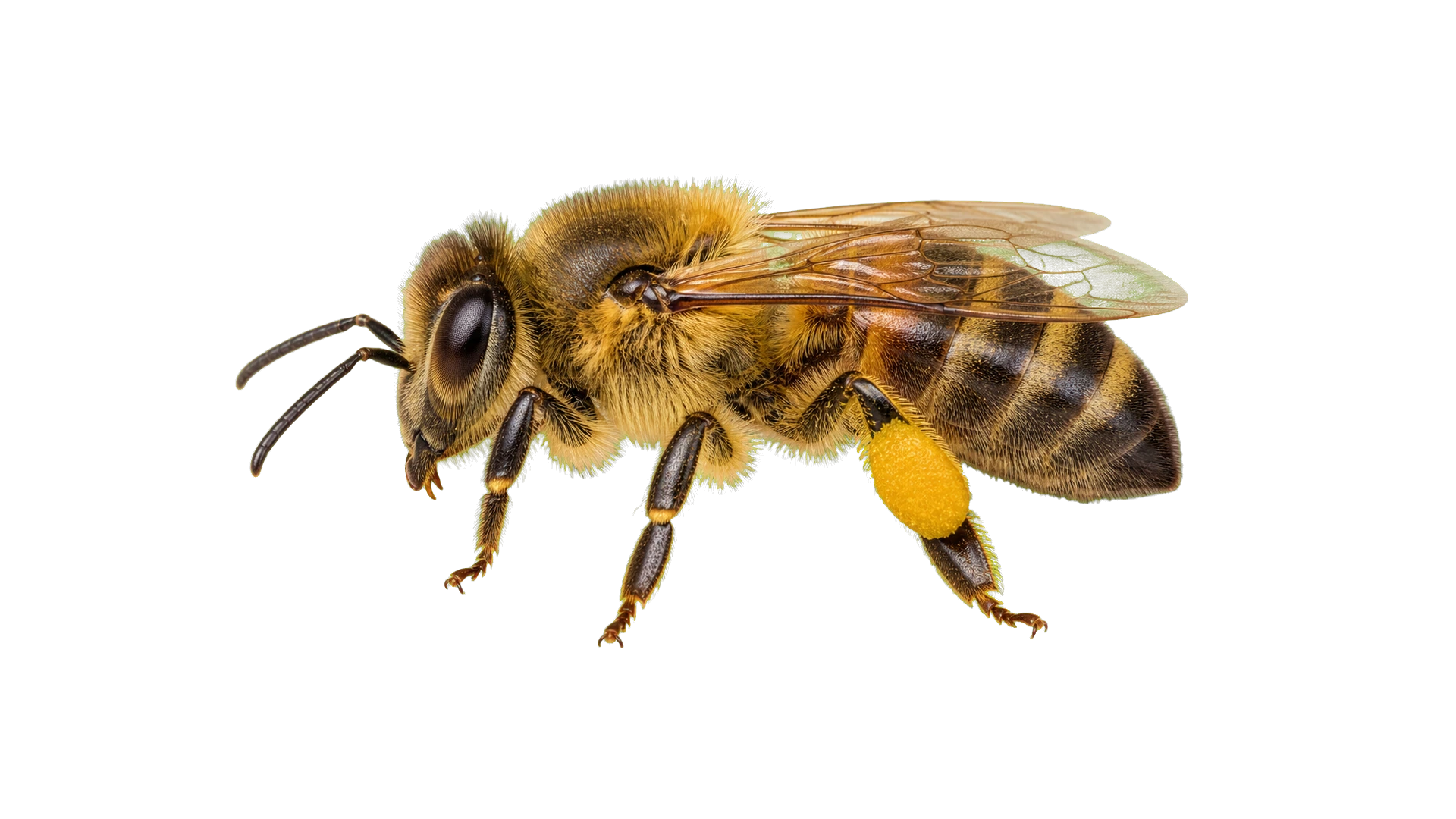 Bees close-up image